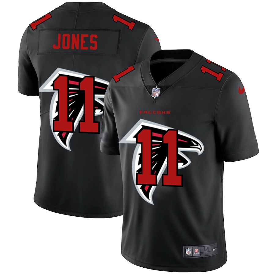 Men Atlanta Falcons 11 Jones Black shadow Nike NFL Jersey